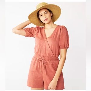 Nine West Coral Romper